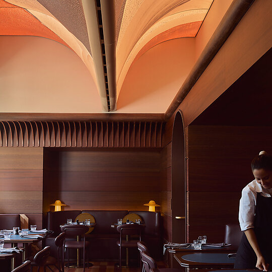 Interior photograph of Bar Julius by Anson Smart
