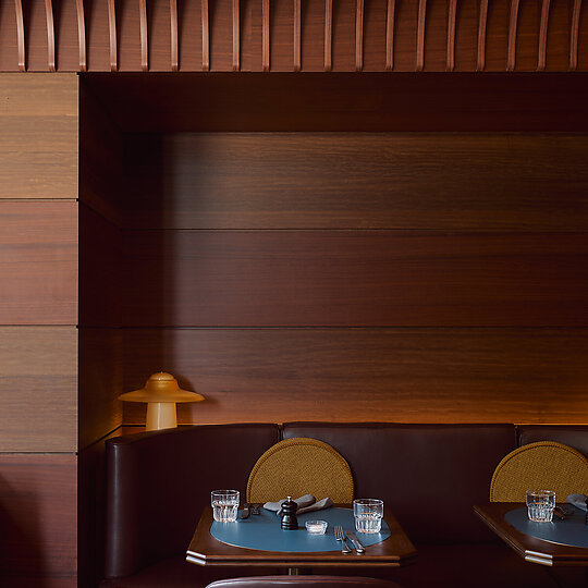 Interior photograph of Bar Julius by Anson Smart