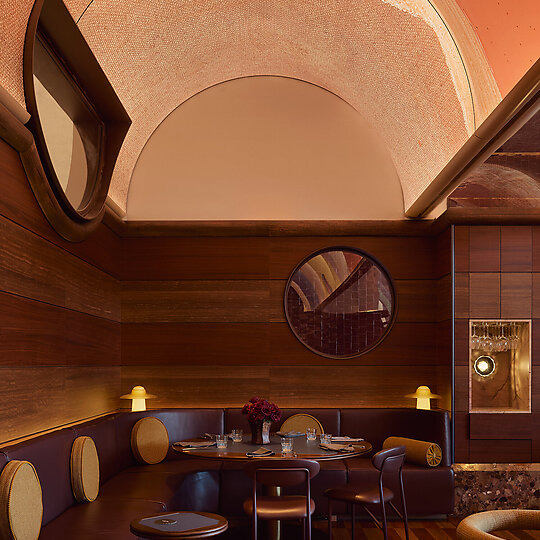Interior photograph of Bar Julius by Anson Smart