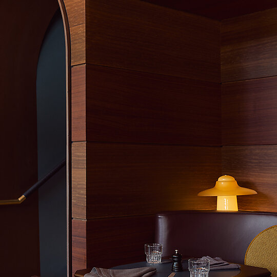 Interior photograph of Bar Julius by Anson Smart