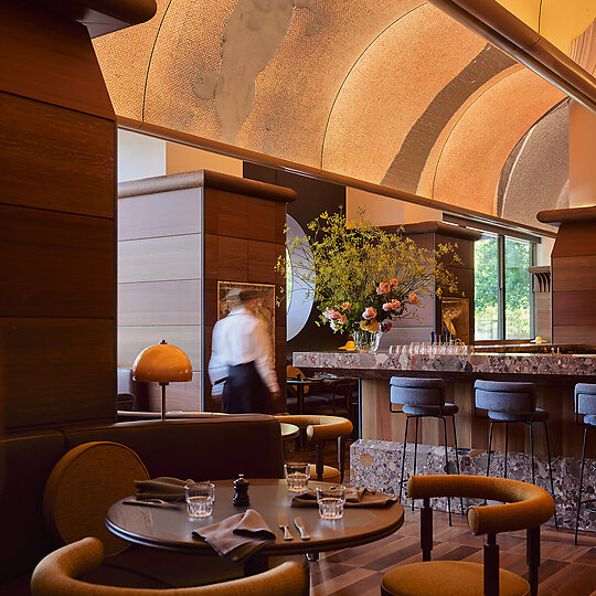 Interior photograph of Bar Julius by Anson Smart