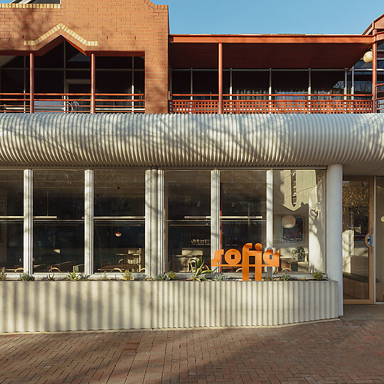 Interior photograph of Sofia Bistro by Jonathan VDK