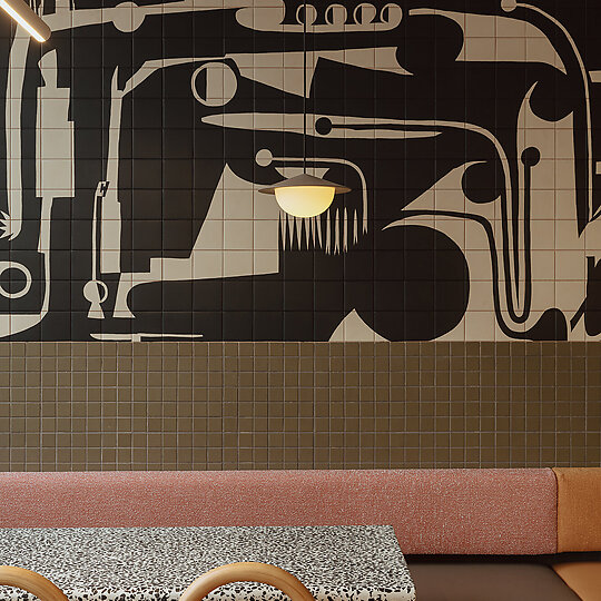 Interior photograph of Sofia Bistro by Jonathan VDK