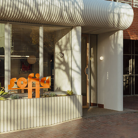 Interior photograph of Sofia Bistro by Jonathan VDK