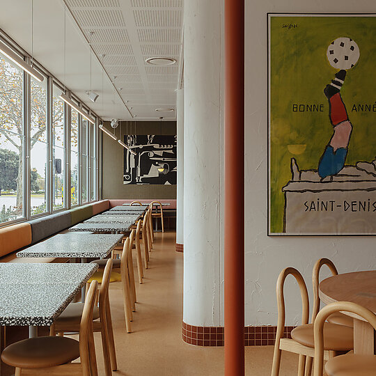 Interior photograph of Sofia Bistro by Jonathan VDK