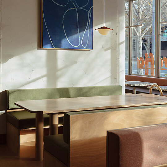 Interior photograph of Sofia Bistro by Jonathan VDK