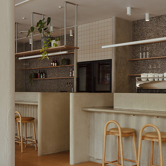 Interior photograph of Sofia Bistro by Jonathan VDK