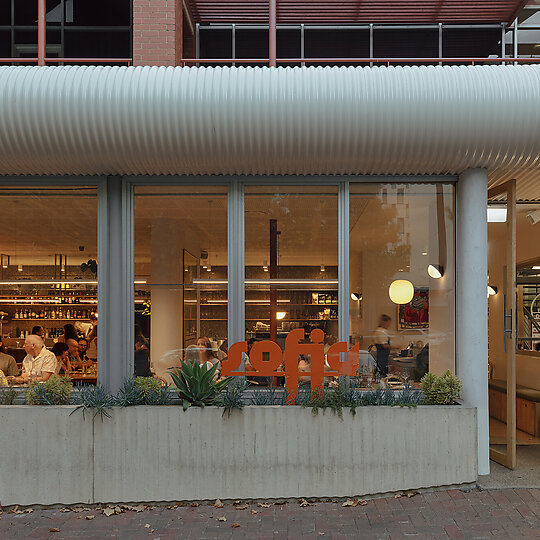 Interior photograph of Sofia Bistro by Jonathan VDK